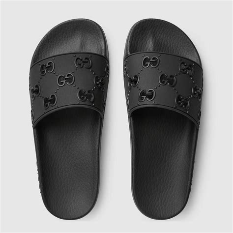 gucci gelly slides|black Gucci slides nordstrom.